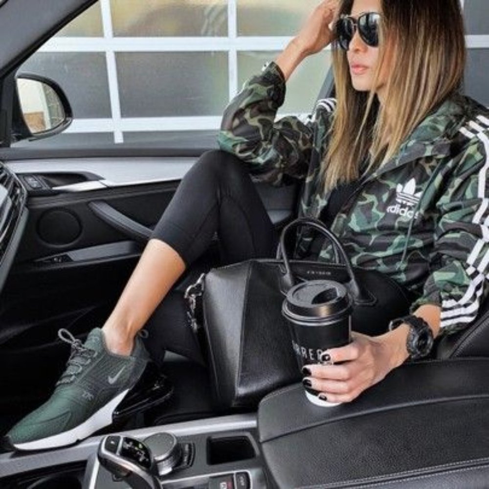 Adidas Originals Camo Trefoil Windbreaker Jacket